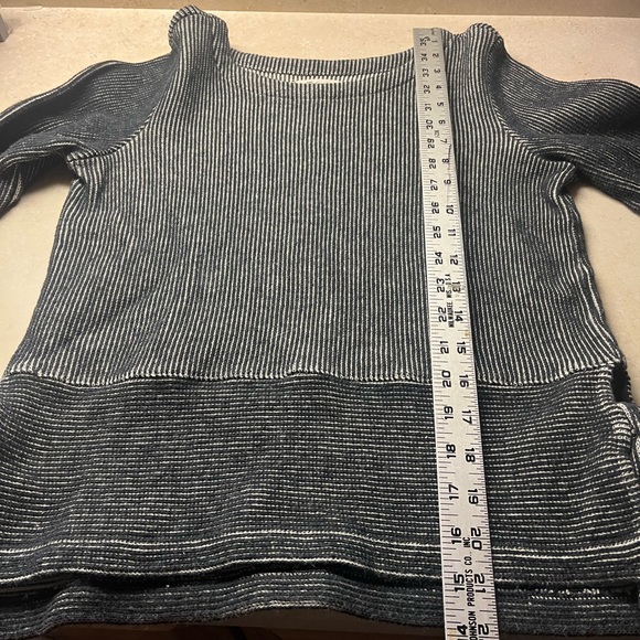 Madewell XS French Rib Side Tie Pullover Sweater - Picture 9 of 9